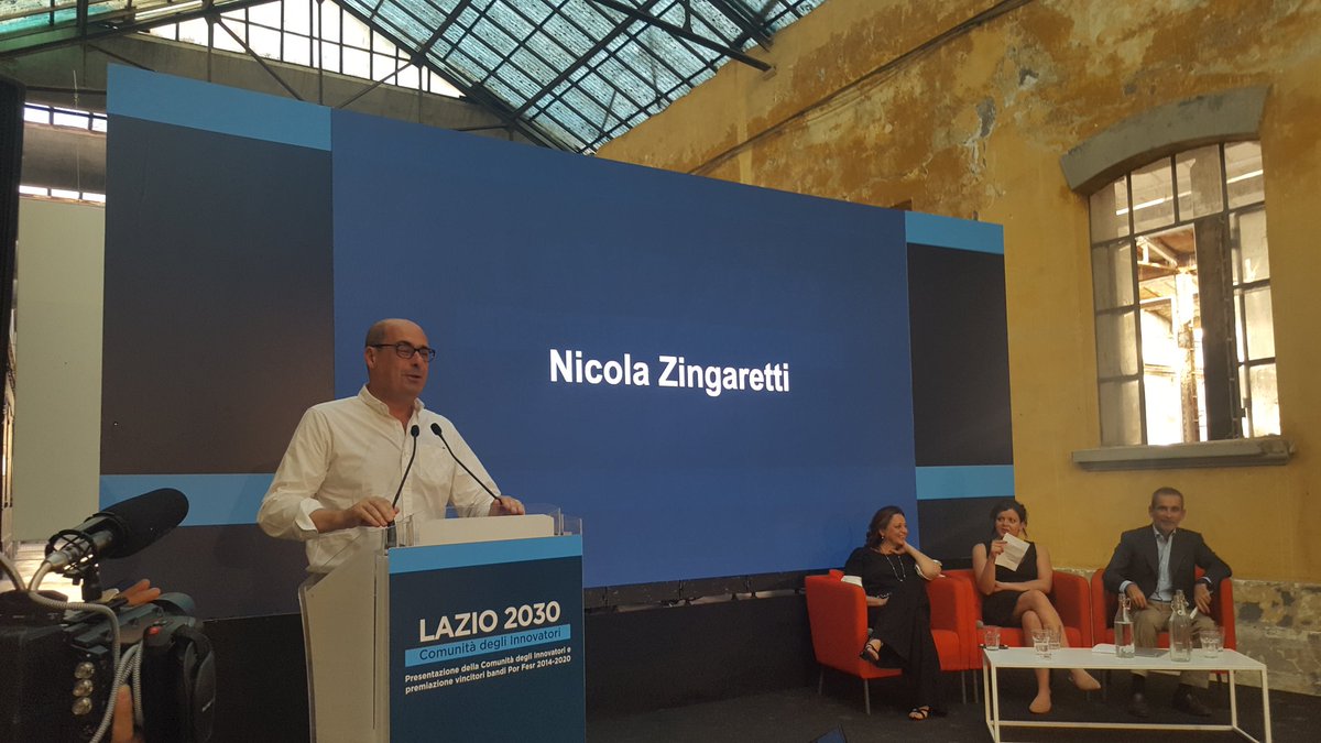 LazioInnova's tweet photo. Il presidente @nzingaretti L'innovazione e' il pilastro della nostra amministrazione.Le nostre parole d'ordine sono: #Finanziare #Aggregare #Utilizzare. Vogliamo mettere a disposizione della nostra comunità delle opportunità. Il Lazio del futuro va costruito insieme #lazio2030 https://t.co/s55SBwHgkq