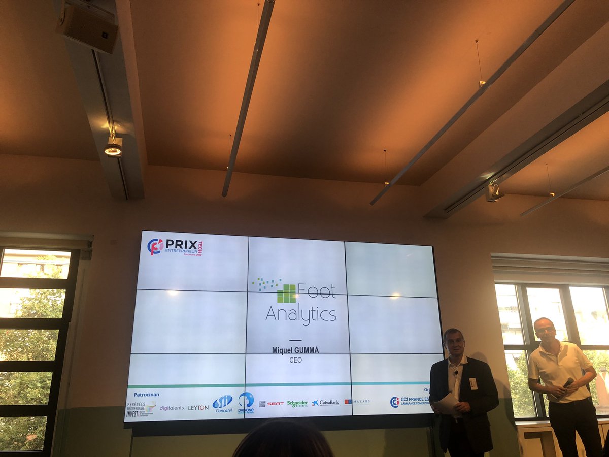 NATMAYITO's tweet photo. @footanalytics excelente empresa y propuesta! #PrixEntrepreneurTech https://t.co/cZWjxkLvGu