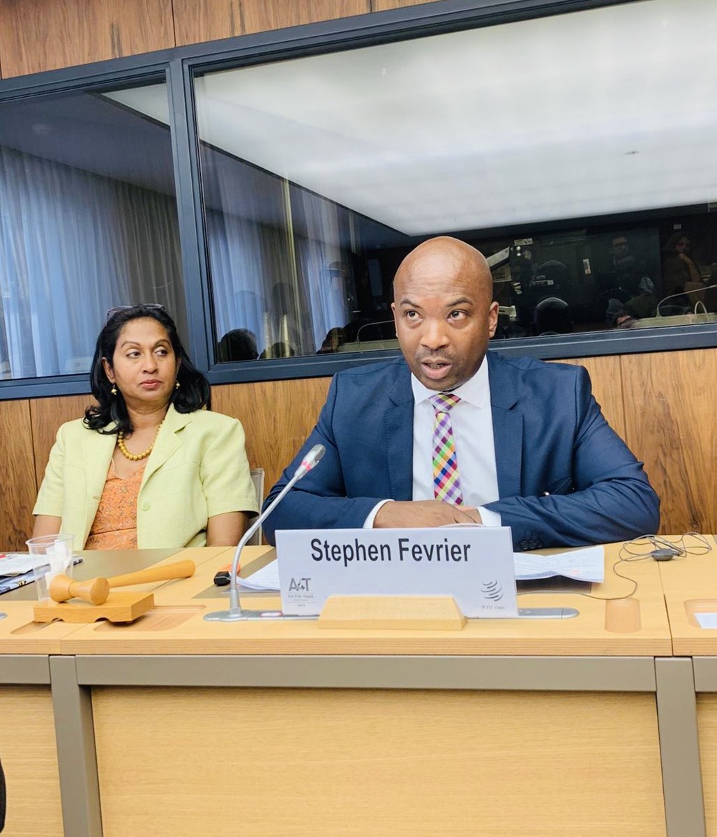 sfevrier's tweet photo. ⁦@oecscommission⁩ contributing to the #aid4trade dialogue on how the ⁦@wto⁩ trade facilitation agreement can support MSMEs strengthen their export competitiveness. MSMEs remain an untapped engine for export-led growth in many developing countries
⁦@UNCTAD_TLB⁩ https://t.co/8y7auJ5H6B