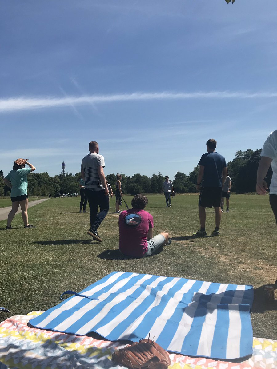 @CBRE_UK #environmentalconsultancy team day out playing softball in Regent’s Park. #dontaskthescore