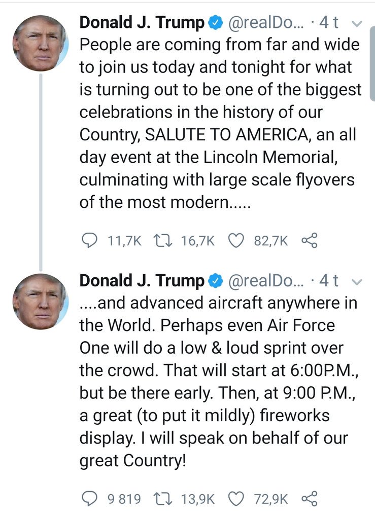 WingsofNorway's tweet photo. Name that aircraft, please.
"The biggliest #hamberder peraid in all of the werlds history, cumiliating in a #firewerk made in China, but be earli, because the turnout will be the bestest in the #univorse."
SALUTE! здоровье! 건강 https://t.co/zdswotpobm