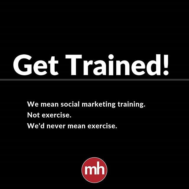TheMediaHaus's tweet photo. If you're into physical fitness, hey - we applaud you! We're the types who sit at our computers, staring at screens all day. (There may also be snacks involved.)⁠
⁠
But if you're looking to learn the skills needed to take charge of your social market… https://t.co/8AedDrEJdO https://t.co/VFanWG1ftK