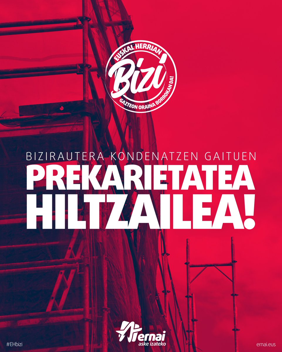 🔴 ASKI DA!

25 urteko gazte bat ERAILA gaur Laudioko Tubacexen. 9 urtetan bigarrena enpresa berean. Esplotatzaile zikinak, aurreran izango gaituzue!

2019an, 26 dira gutxienez Euskal Herrian hildako langileak.
Gazteok kalera ✊

#PrekarietateaHiltzailea
#EHBizi