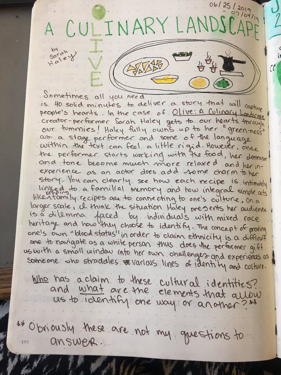 cremebrielee's tweet photo. #bujo #reviews #ottfringe https://t.co/9EIpxlPcgq
