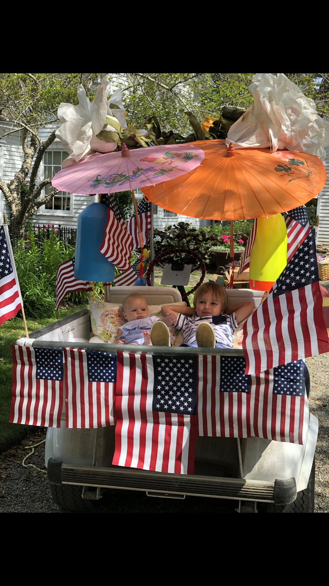 Rebel and Waylon ready for the parade