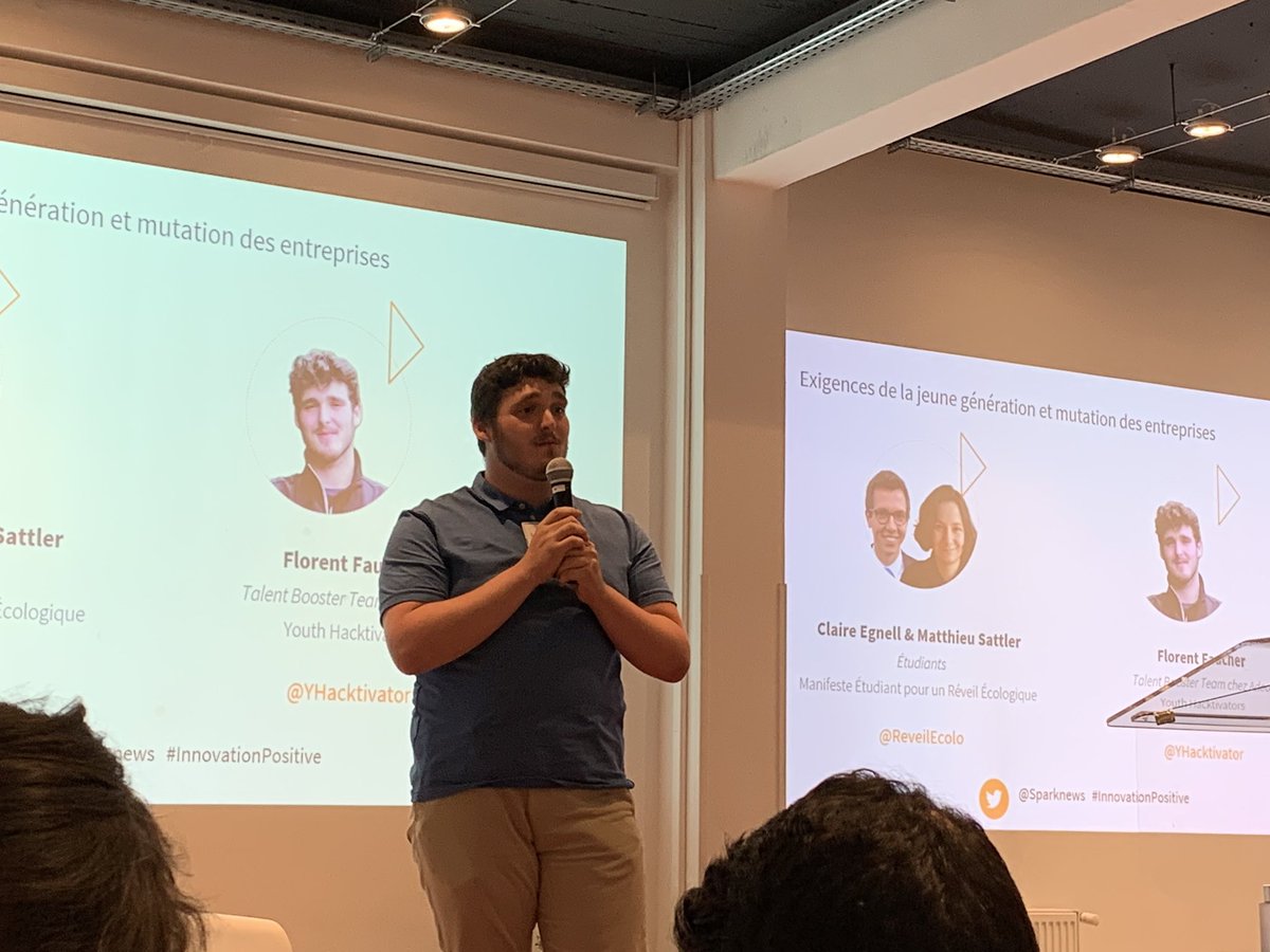CecileGauffriau's tweet photo. Quand les projets de soutien des jeunes persévèrent lors du club #InnovationPositive @Sparknews Je retrouve l’un de ceux qui a brillé pendant #SBParis19 👌... et c’est parti pour le workshop ! https://t.co/eUUXKvpdjK