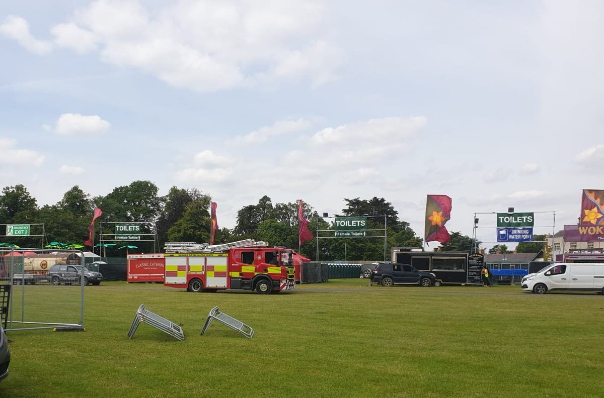 DubFireBrigade's tweet photo. Pre incident planning for #Longitude2019 by Rathfarnham firefighters. Checking access &amp; emergency equipment beforehand saves time in the event of an emergency https://t.co/MrhWvTux2q