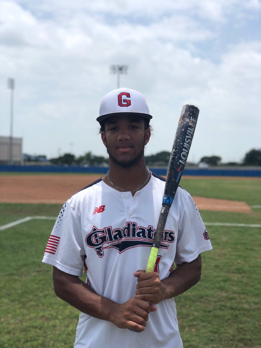 FiveTool's tweet photo. @FiveToolTexas F: Beaumont Gladiators 16U Brown 6, Tri County Express 5
PoG: Quenten Root 1-2, 2B, RBI, R https://t.co/2lRiiXA5ay