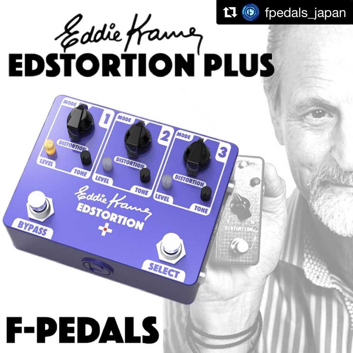 cyvmusicltda's tweet photo. Pronto!! Muy pronto!! El #edstortion #plus de @FPedals diseñado por @realeddiekramer es lo más esperado de este 2019, el sonido #Hendrix #ledzeppelin en tu #pedalboard, búscalo en https://t.co/vcnLLt330T y te lo llevamos donde estes!! Consultas info@cyvmusic.cl https://t.co/YmFwzL2zXj