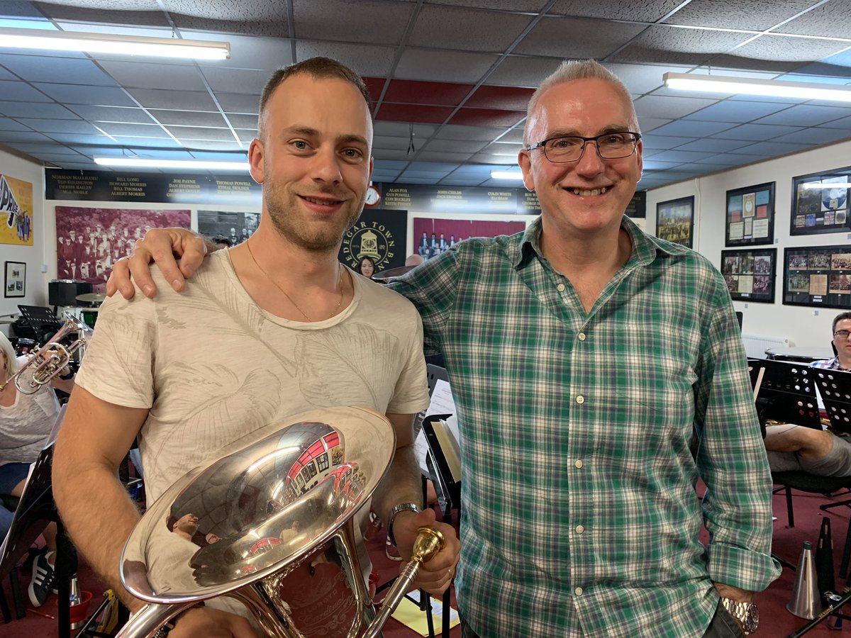 The Van Man <a href="/GlennVL/">Glenn Van Looy</a> has checked in with <a href="/IanPorthouse/">Ian Porthouse</a> for rehearsal ahead of a weekend of recording work with <a href="/TredegarBand/">TredegarBand</a> and <a href="/WorldofSoundUK/">World of Sound</a>