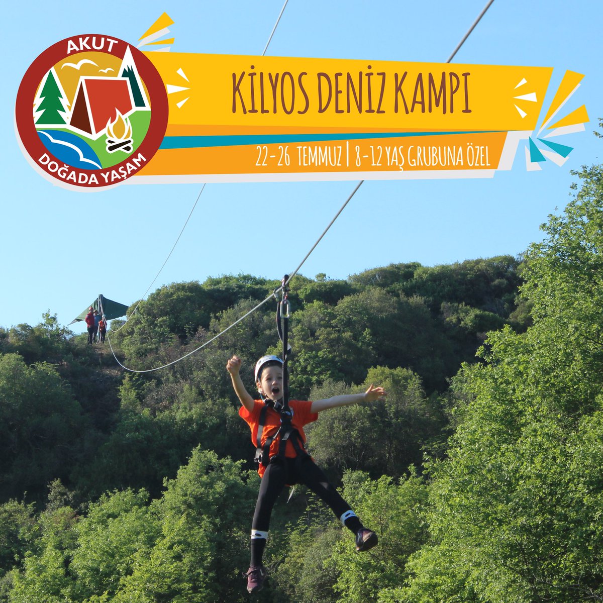 Eğlenceye Hazır mısın? 8-12 Yaş grubuna özel hazırlanan, 5 günlük Kilyos Deniz Kampında sınırlı kontenjanımız kaldı. Kayıt olmak için geç kalmayın!