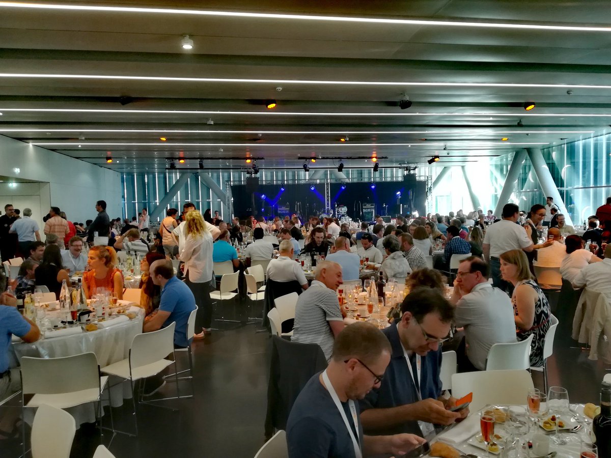 CatherineENSCM's tweet photo. Ce soir, c'est ambiance mariage au #mootfr19! On retrouve nos amis @SebastienLebbe et Gauthier de @wooclap autour d'un dîner au @LeCouventRennes !
Rien de tel pour conclure cette 2nde journée pleines de conférences, ateliers et démonstrations de projets autour de #Moodle! https://t.co/qTEM7boUvV