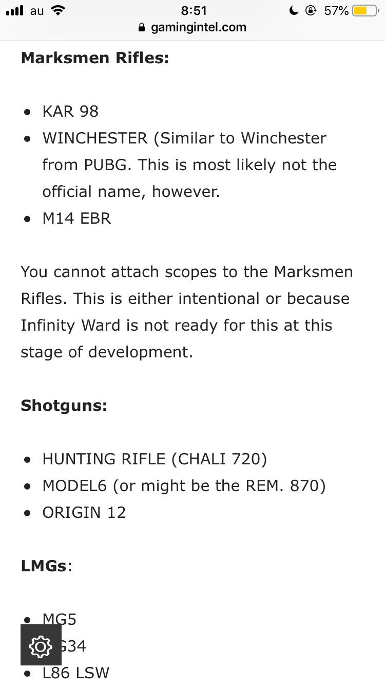 Yuya Cod Mw 武器一覧リーク 熱過ぎない Modernwarfare