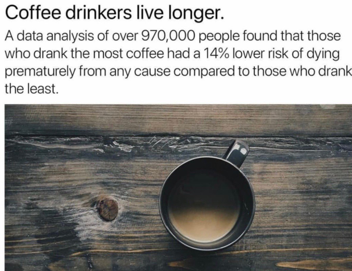 Drink Coffee Live Forever! 
#brcc #itsscience #coffeescience