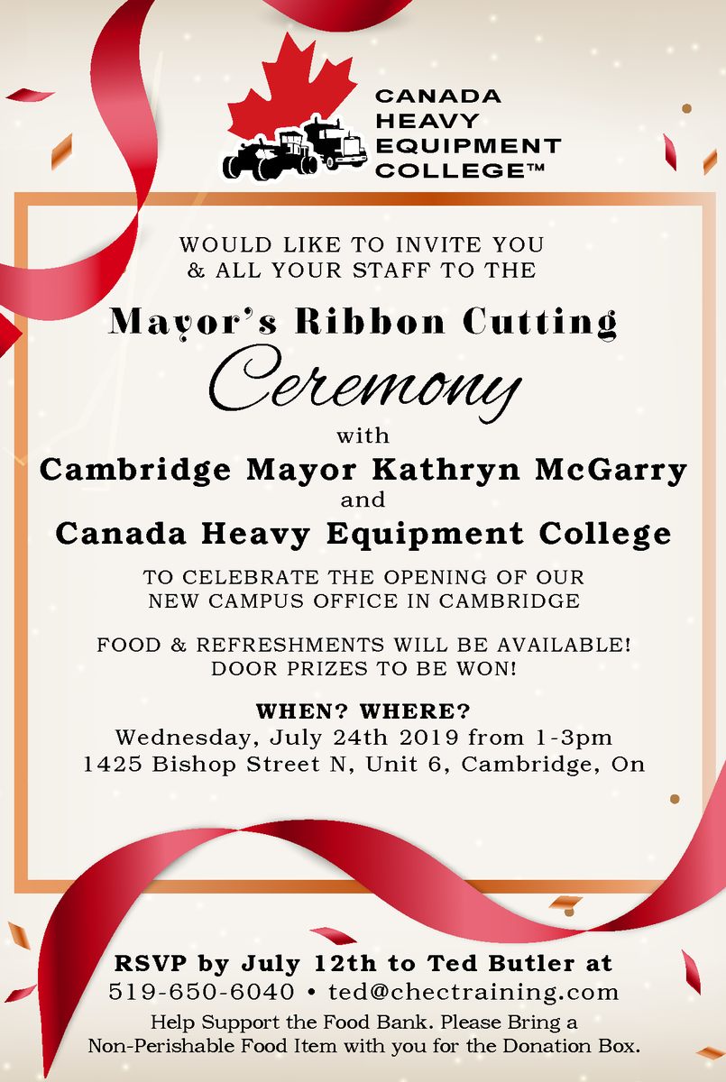CHEC_Training's tweet photo. One of the prizes you could win at our GRAND RE-OPENING!
July 24 from 1-3pm - 1425 Bishop Street, Cambridge, ON
RSVP Here : https://t.co/2n0OI8L8qO
#truckerlife #heavyequipment #newcareer #newlife #trucking #career #training #chectraining #equipment #construction https://t.co/5jXSXeZ9St