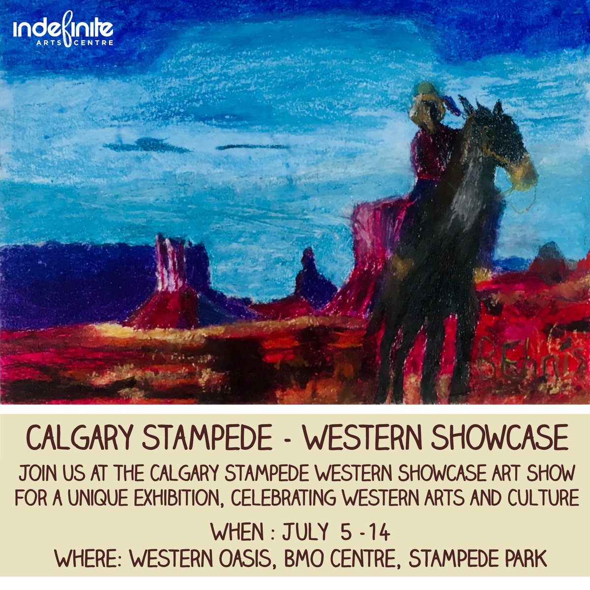 AccessArtsCA's tweet image. We are so excited to have over 20 of our artist&apos;s work displayed at the Calgary Stampede Western Showcase. If you are down at the @calgarystampede grounds, be sure to check out the exhibition!⁣
⁣
#CSWesternShowcase #CalgaryStampede2019 #CSArts #YYC #TravelAlberta