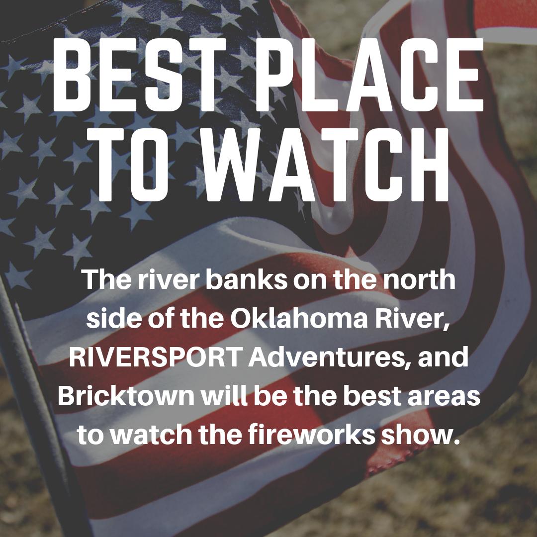 Join us at 9:45 for fireworks in the #BoathosueDistrict at Riversport OKC! Don't forget the bug spray! 

#fireworksokc #CelebrateFreedom #okc #1okc