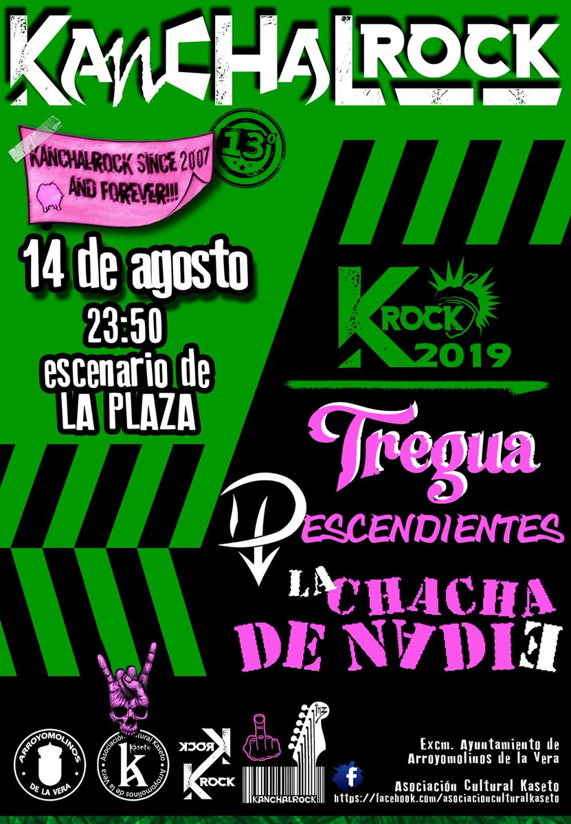 Ya tenemos cartel para nuestro próximo concierto!! Volvemos al #kanchalrock en #arroyomolinosdelavera cargados de novedades, energía y buen royo!! No os lo perdais!! 
#concierto #descendientes #rock #guitarra #bajo #bateria #summer #hot