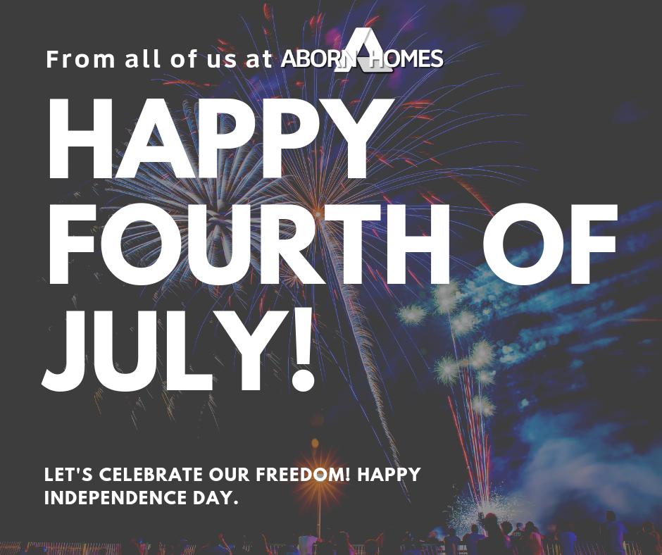 AbornRealEstate's tweet photo. Happy 4th of July! #abornhomes #realestate #4thofjuly2019 #freedom https://t.co/xWJ0h8juyf