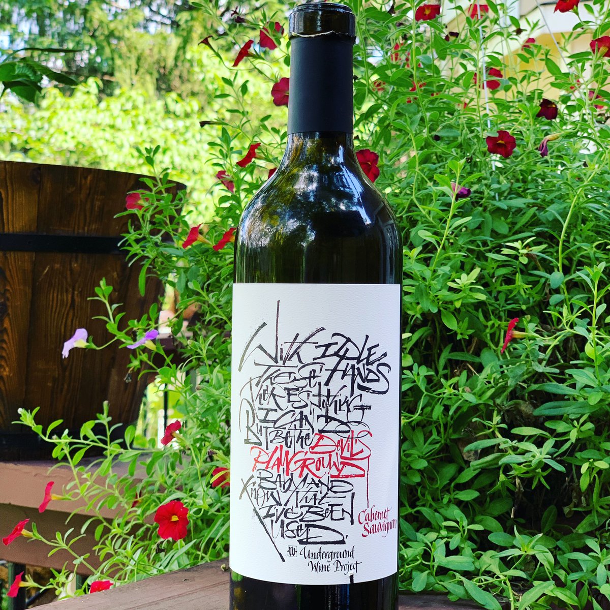ErwinSandee's tweet photo. This 2016 Devils Playground from the ‘Underground Wine Project’ is a project of Trey Busch from @SofHCellars and Mark Ryan from @MarkRyanWinery. This Washington wine was awesome! #washingtonwine #wawine #pnwwines #devilsplayground #undergroundwineproject #redmountain #happy4th https://t.co/vkBvle3td4