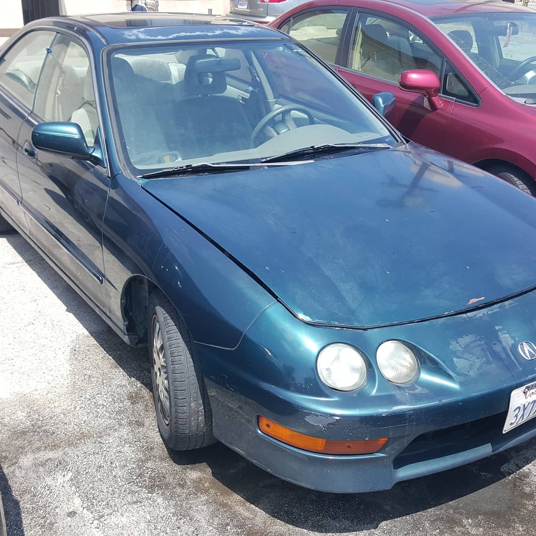 A respectable do-it-myself hood fix. #CarRepair #DoItYourself