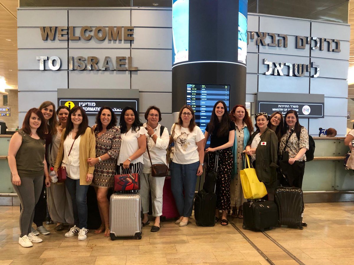 Spanish #CyberWomeninIsrael to get a first hand view of Israeli #Cybersecurity ecosystem. Julia Perea, Carmen López <a href="/EduvigisOrtiz/">Eduvigis Ortiz</a>  Amaya Rioja <a href="/PalomaLLaneza/">Paloma LLaneza</a> Julia Barruso <a href="/PilarinaVilla/">Pilar Vila</a> Belén Perez Trina de Miguel, Victoria Gámez, Rosalía Arroyo, Sonia Fernández y Elsa Vicario