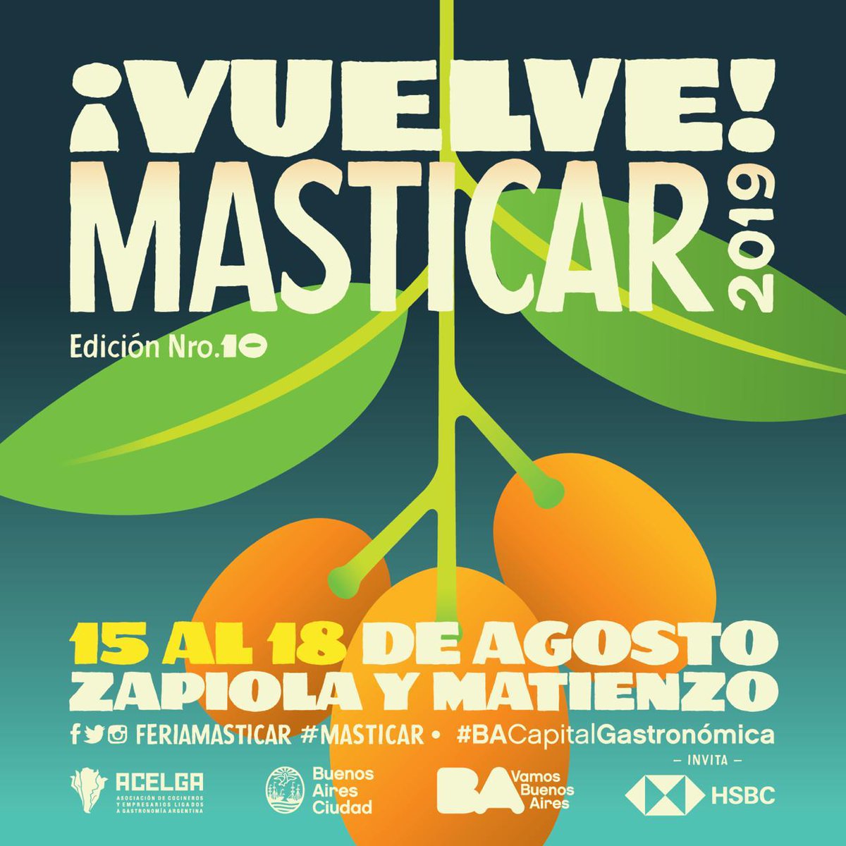 cada vez falta menos para reencontrarnos, comer rico con productos de estación, aprender y divertirnos. Los esperamos del 15 al 18 de agosto en Zapiola y Matienzo.