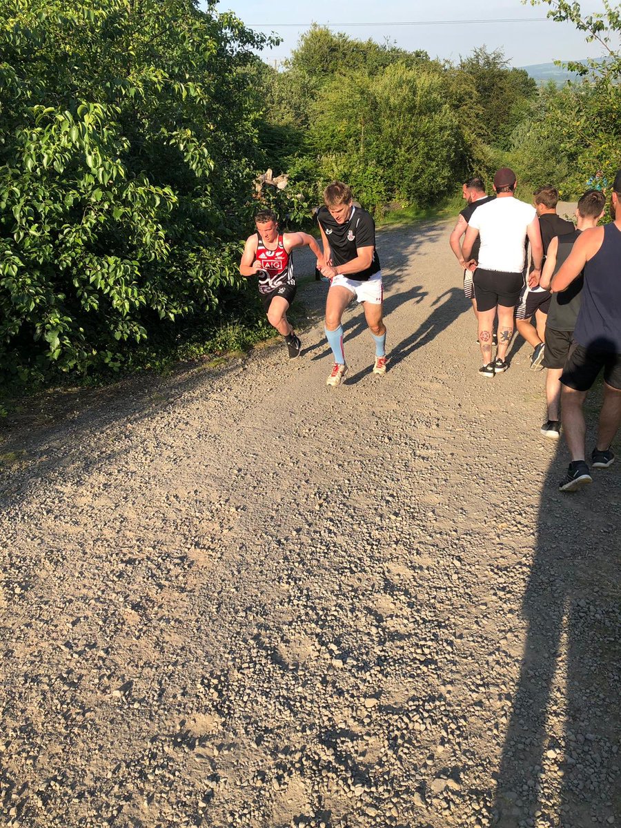 Great effort from the boys tonight up at Blaen Bran! Pre-season a bit different tonight with a mountain run. Superb! #crows #startingearly