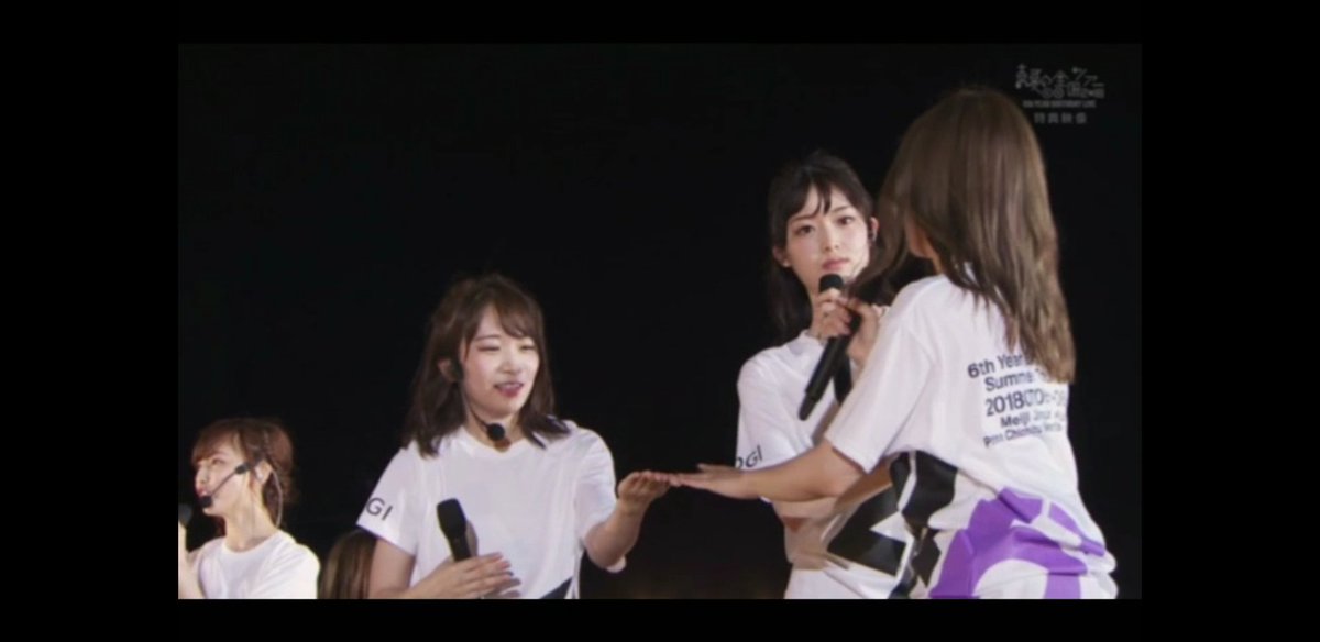 サニーさん まなったんのキスを拭いてまなったんの手のひらにお返しするまいやん爆笑 やっぱロマいかだなー ロマいか ロマンティックいか焼き まいやん まなったん さゆりん 乃木坂 乃木坂46