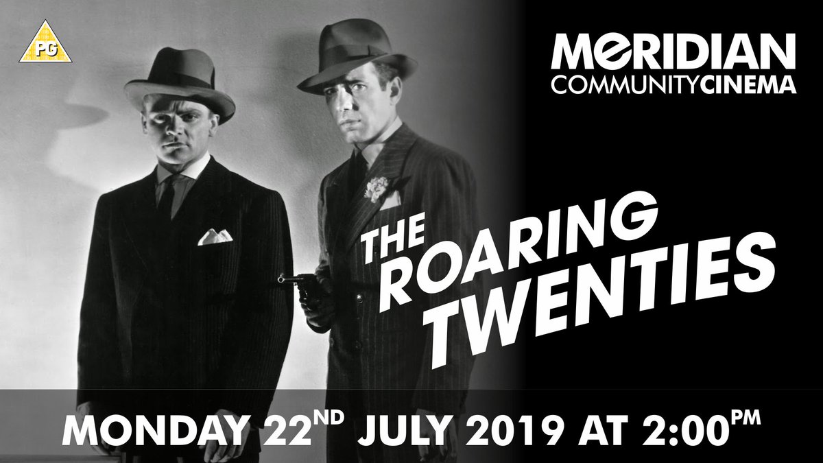 WithMeridian's tweet photo. Meridian Community Cinema present The Roaring Twenties (PG) on Monday 22nd July 2019 at 2:00pm. Admission: £5.00 (including Afternoon Tea). https://t.co/jHxoIPg24C