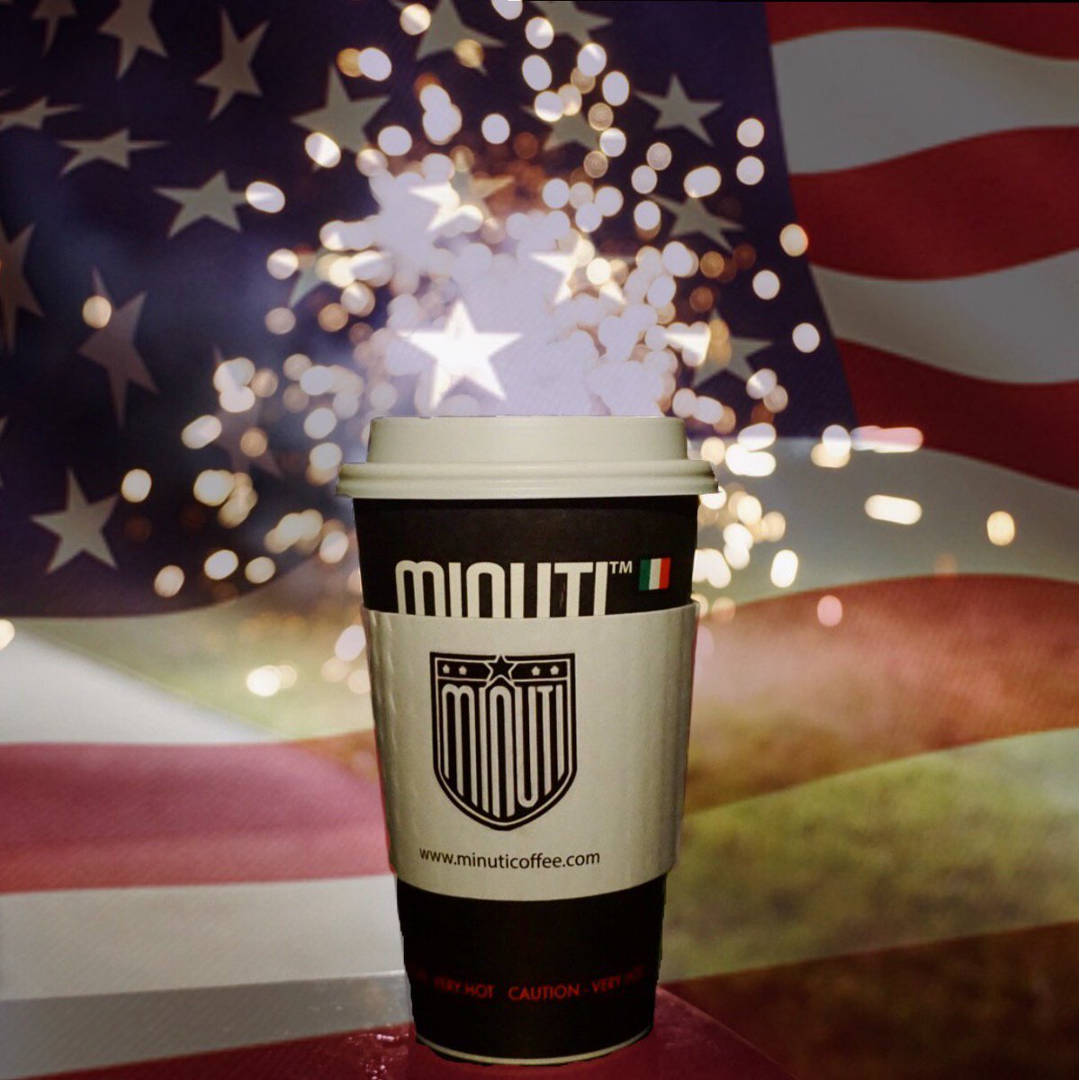 MinutiCoffee's tweet photo. Happy Independence Day!! Minuti may be Italian coffee, but we were born and raised right here in Texas. Have a safe and fun 4th of July⭐️🇺🇸❤️🇮🇹  #independenceday #4thofjuly #Italian #American #coffee #coffeeshop #houstoncoffee #htx #love #freedom https://t.co/82yV5ylZWg