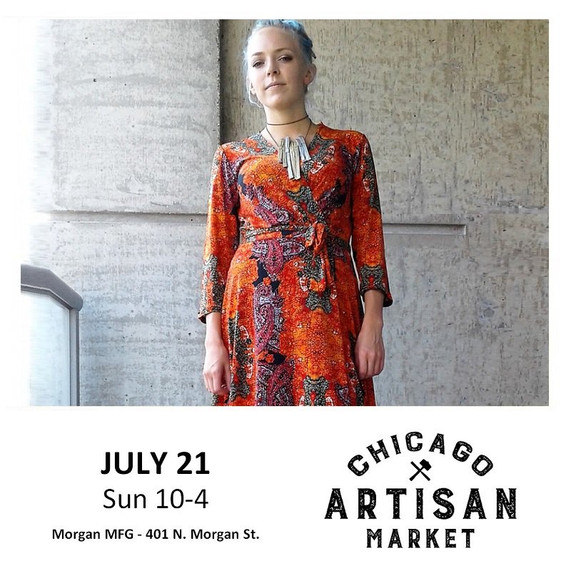Join us on Sun, July 21st at the <a href="/ChicagoArtisan/">Chicago Artisan Market</a> Market &amp; shop the ageless, comfortable and fun to wear apparel &amp; accessories line with designer Julie of Shift Clothier, Inc.
• TIX: ow.ly/vlNp50uTGDa

* Use Coupon Code: CAM19 at checkout for special tix pricing. *