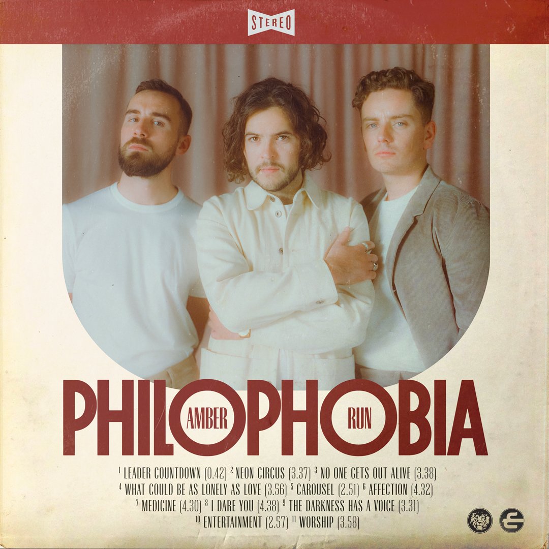 AmberRun's tweet image. On the 27th September we will be releasing our third record, Philophobia.

This album is our way of getting closer to you. We used to be scared of getting too close - but not anymore. Philophobia is available to pre-order now from amber-run.com.