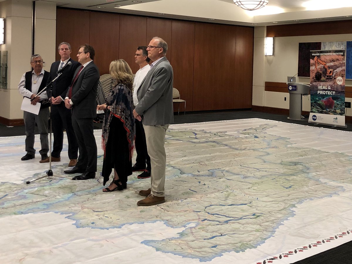 The @FraserWatershed Initiative workshop and the release of the giant map of the Fraser River basin is an important step as we continue to fight for conservation in B.C. with our partners @FinDonnelly @FishOceansCAN @TidesCanada @governmentofbc @PSF @RCGS_SGRC