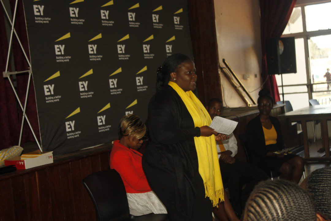 There is no greater pillar of stability than a strong, free & educated woman. That's why our female professionals took time to share their inspirational journeys with high school girls.
This is the #WithEducationSheCanLead initiative 

#EYZimbabwe
#RiseToTheChallenge
#EYRipples