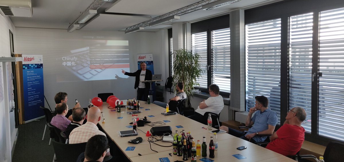 It was a great pleasure to listen to <a href="/AdamCogan/">Adam Cogan [SSW] in Sydney 🇦🇺</a> from Australia to talk about his experience in China and give a lot of tips how to #chinafy your apps. <a href="/AzureStuttgart/">AzureStuttgart</a> @DevoteamAlegri