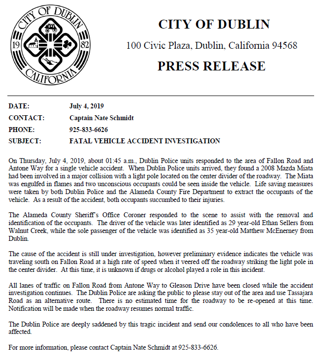 Dublin Police tweet media