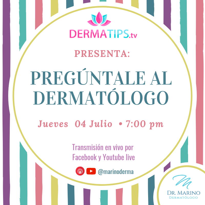 DermaTipstv's tweet photo. Hoy programa en vivo "Pregúntale al dermatólogo".
Envíen sus preguntas.
Nos vemos a las 7:00 pm.🤓✌

#️dermatips #dermatologo #cuidatupiel #manchas #paño #acne https://t.co/mwP748PjMZ
