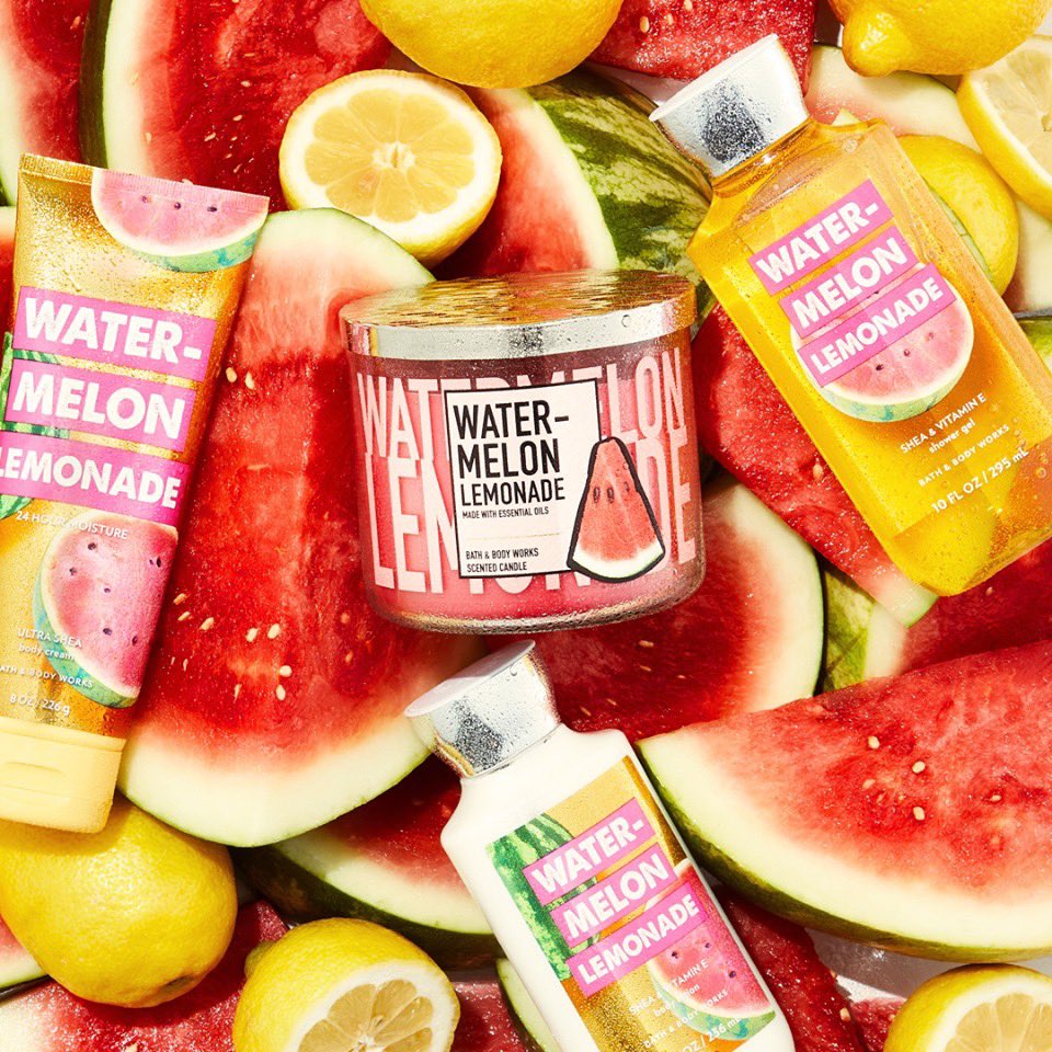 When life hands you 🍋 … add 🍉 #bathandbodyworks #watterscreek