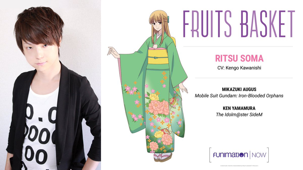 A.I.R (Anime Intelligence (and) Research) on X: Additional cast from the  2nd-cour of the Fruits Basket 2019 anime series revealed   Kisa Souma (CV: Reina Ueda) Hiro Souma (CV: You  Taichi) Ritsu