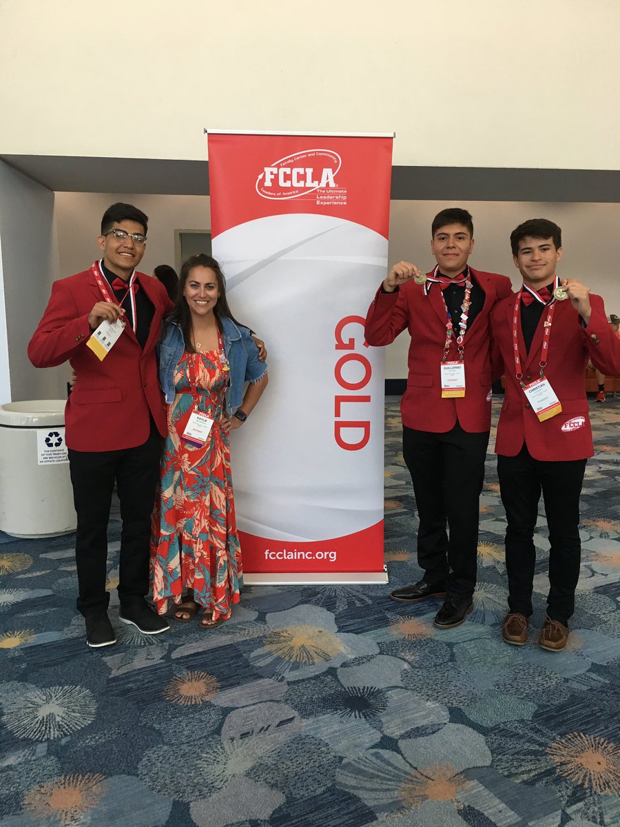 Congrats to the <a href="/brewerhighwsisd/">Brewer High School</a>  food innovations team for winning Gold at the FCCLA National Conference in Anaheim, Ca.! #GRIT #whynotus <a href="/brewerfccla/">Brewer FCCLA</a>
