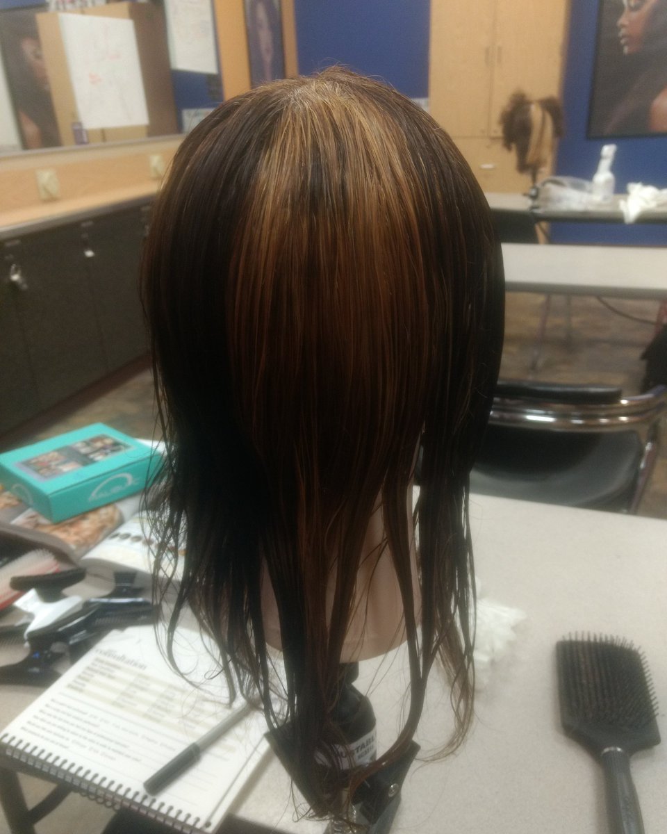 ASurdock's tweet image. Practiced bleaching hair.