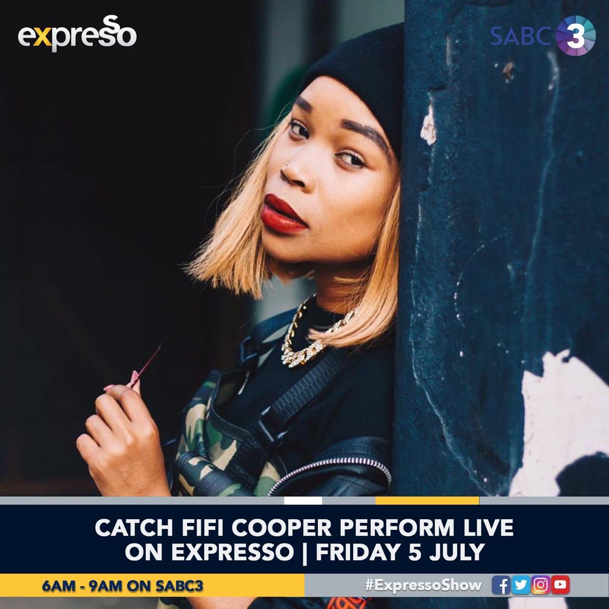 FifiCooperFans's tweet image. Wassup FifiNation 😛... Don't forget to catch me this Friday on Expresso, I will be performing a few songs from #TakeMeBackAlbum and talking all things @MocooperRecords ❤️.. You don't wanna miss out!!! 🔥🔥🔥