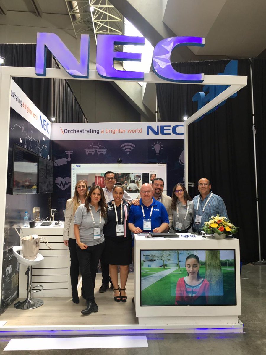 NECmexico's tweet photo. Fue un placer haber sido parte de un gran evento @SmartCityLATAM presentando todas nuestras tecnologías para #CiudadesInteligentes Si quieres saber más sobre nuestra oferta tecnológica visita nuestra página oficial: https://t.co/Ij2wFtKBr6 #SmartCity19 #SmartCityNEC https://t.co/aU9V4BXLQ1