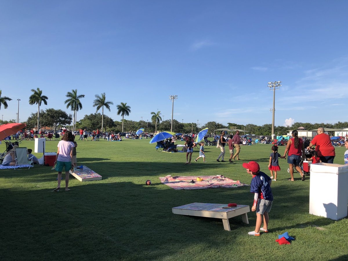 We are ready for our Fourth of July Celebration at Mullins Park! 🎇