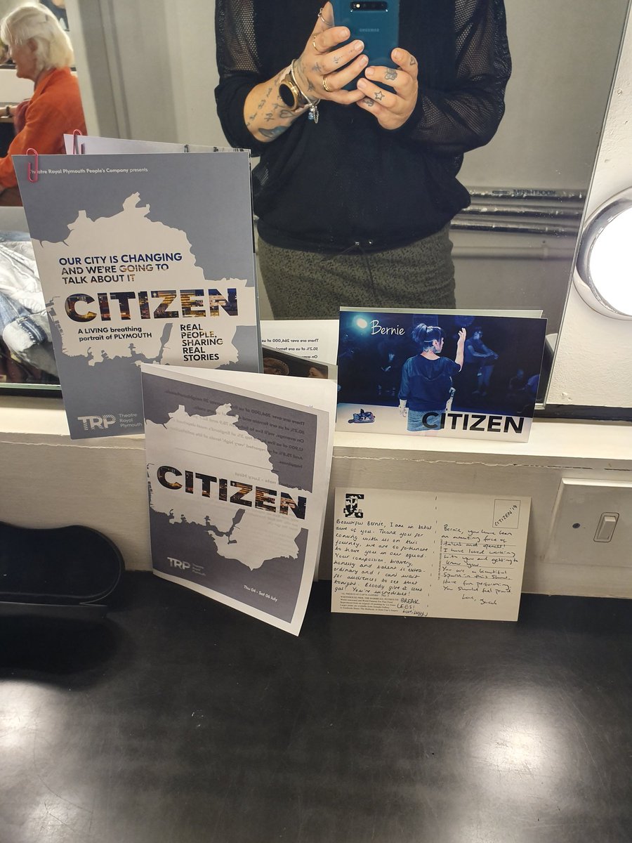 Amazing first night #citizen #theatreroyalplymouth 
Truly proud of all the gang tonight ,, smashed it,, such a talented bunch of humans xx