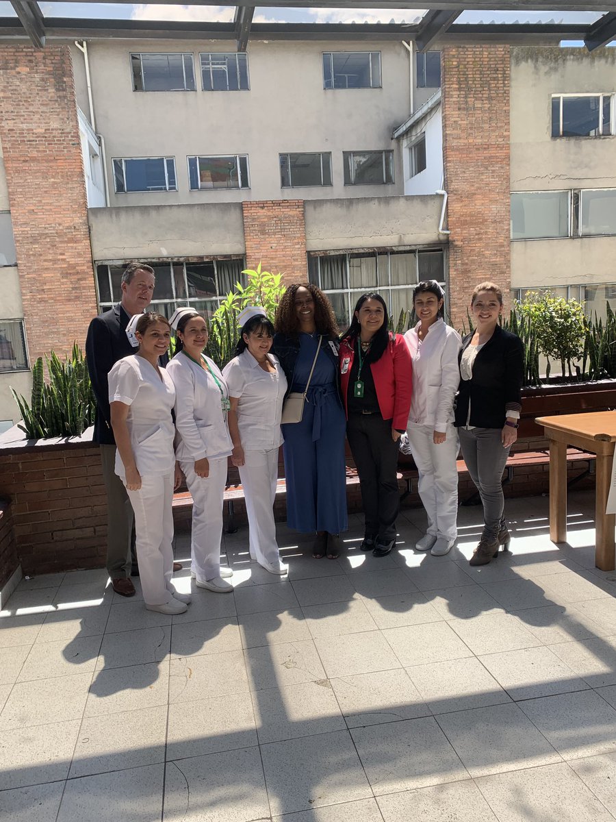 Learned so much today while touring Bogotá’s, Instituto National de Cancerologia & Hospital Universitario Nacional #oncologynursing #bogota #nursingleaders