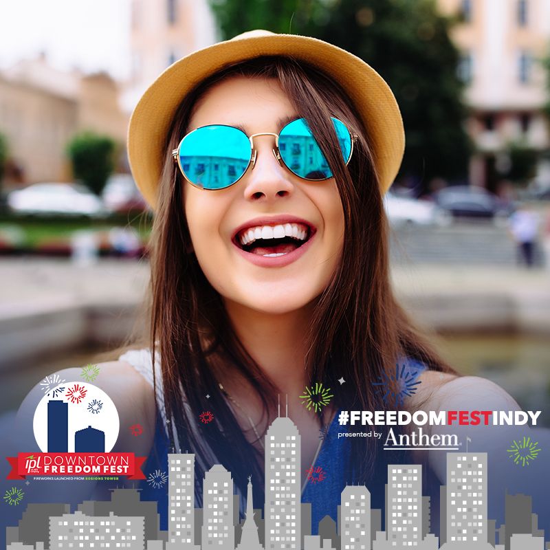 FireworksINDY's tweet image. Capture your Fourth of July with your friends at the @AnthemBCBS's photo booth located on North Street! #FreedomFestIndy  🎆🇺🇸📷