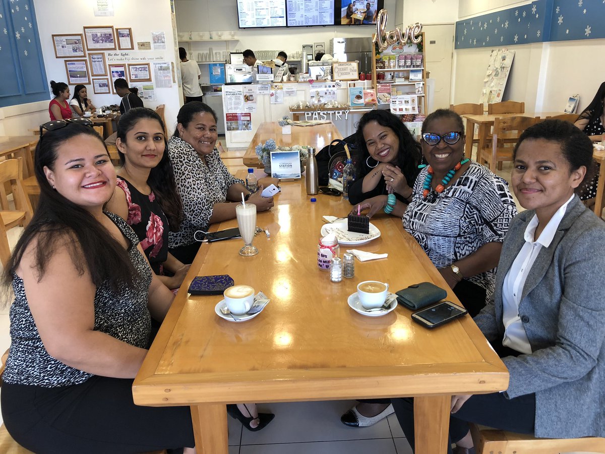 Concocting up ideas to scale up impact for #WomenAndGirlsInSTEM in Fiji with Engineer and Futurist @SagientFuturist @DrClaireNelson @mariaronnaluna