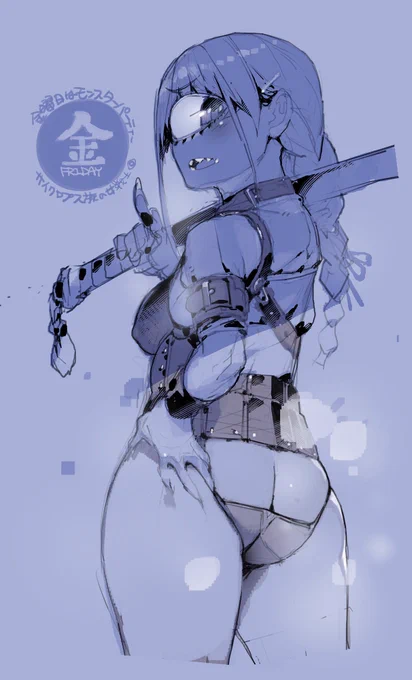 差分あったぜ?️腱鞘炎は30%程度回復
あせらずいこう

#単眼娘 